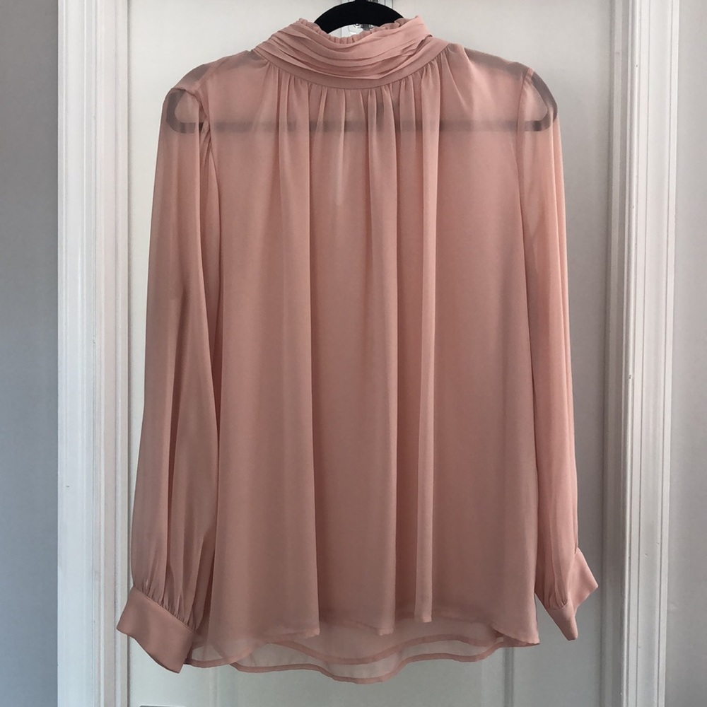 Vince Camuto Pink Ruffle Blouse